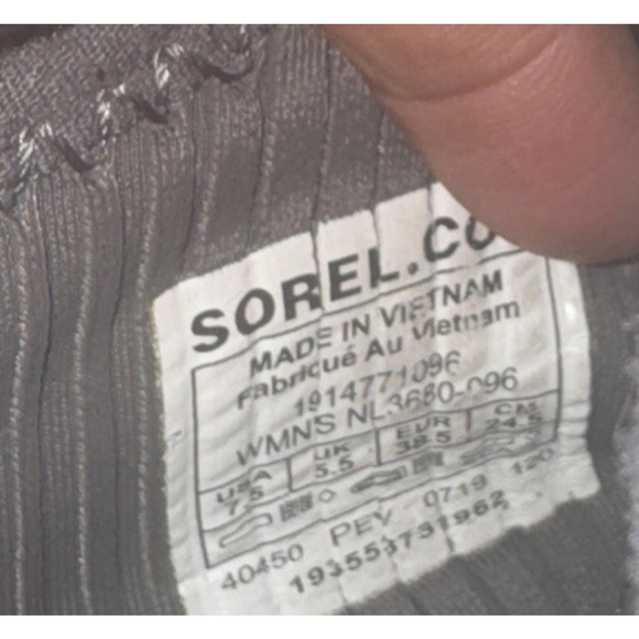 Sorel Women's 7.5 Sneakers Causal Everyday Basic Athleisure Slip On Kinetic - Picture 10 of 10